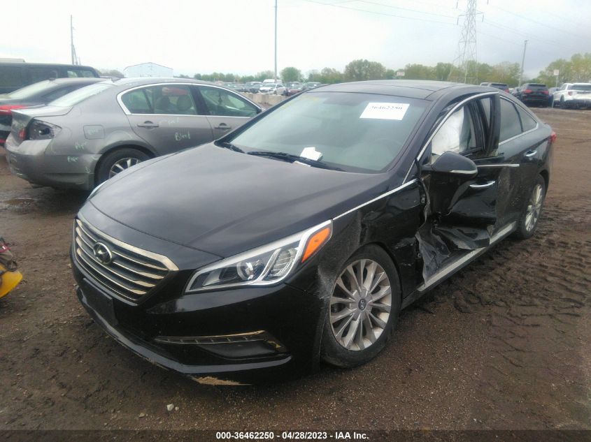 2015 HYUNDAI SONATA 2.4L LIMITED - 5NPE34AF5FH068748