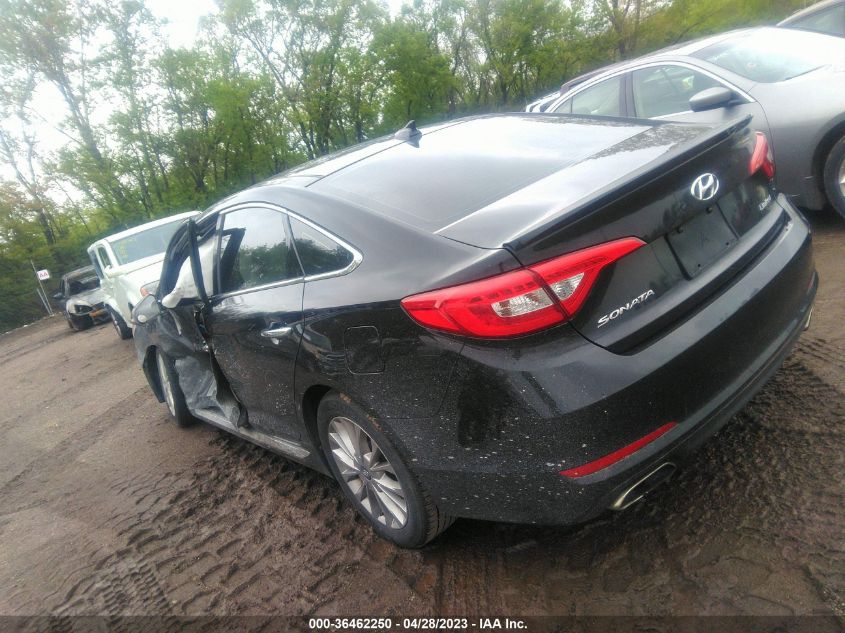 2015 HYUNDAI SONATA 2.4L LIMITED - 5NPE34AF5FH068748