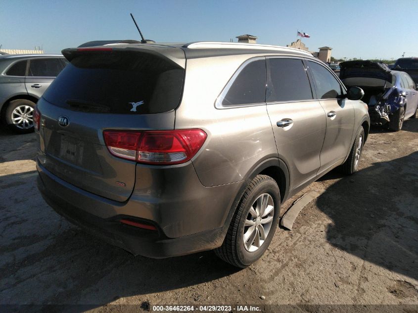 2016 KIA SORENTO LX - 5XYPG4A39GG077206