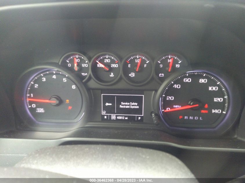 2019 CHEVROLET SILVERADO 1500 CUSTOM - 3GCPYBEH3KG178520