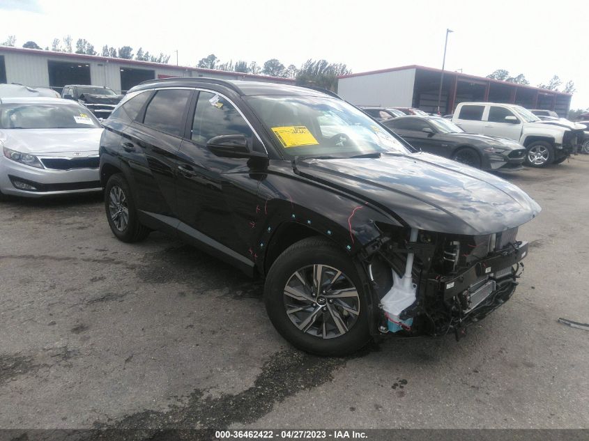 2022 HYUNDAI TUCSON HYBRID BLUE - KM8JBCA14NU078073