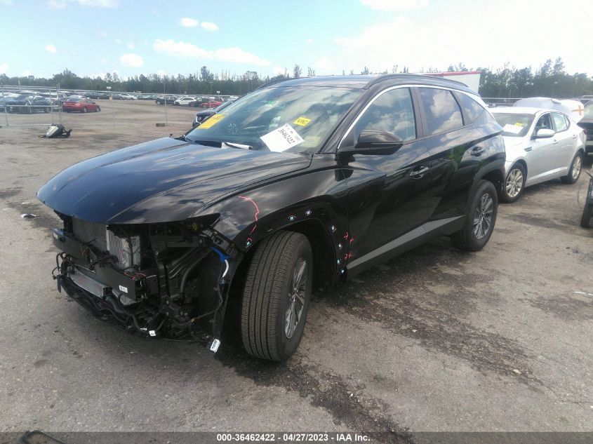 2022 HYUNDAI TUCSON HYBRID BLUE - KM8JBCA14NU078073