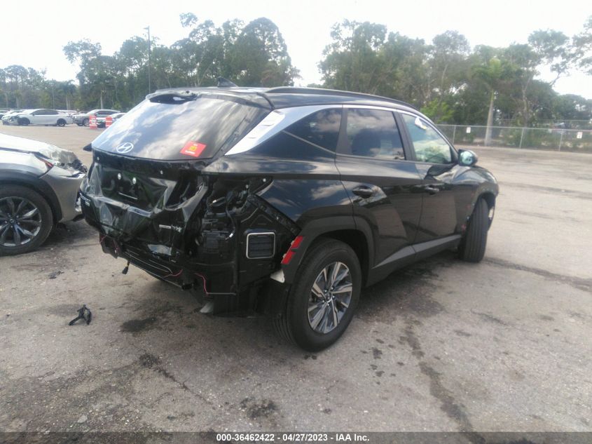 2022 HYUNDAI TUCSON HYBRID BLUE - KM8JBCA14NU078073