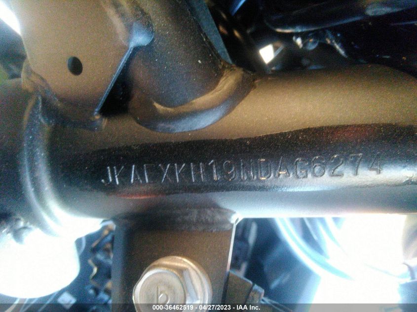 2022 KAWASAKI EX400 JKAEXKH19NDAG6274