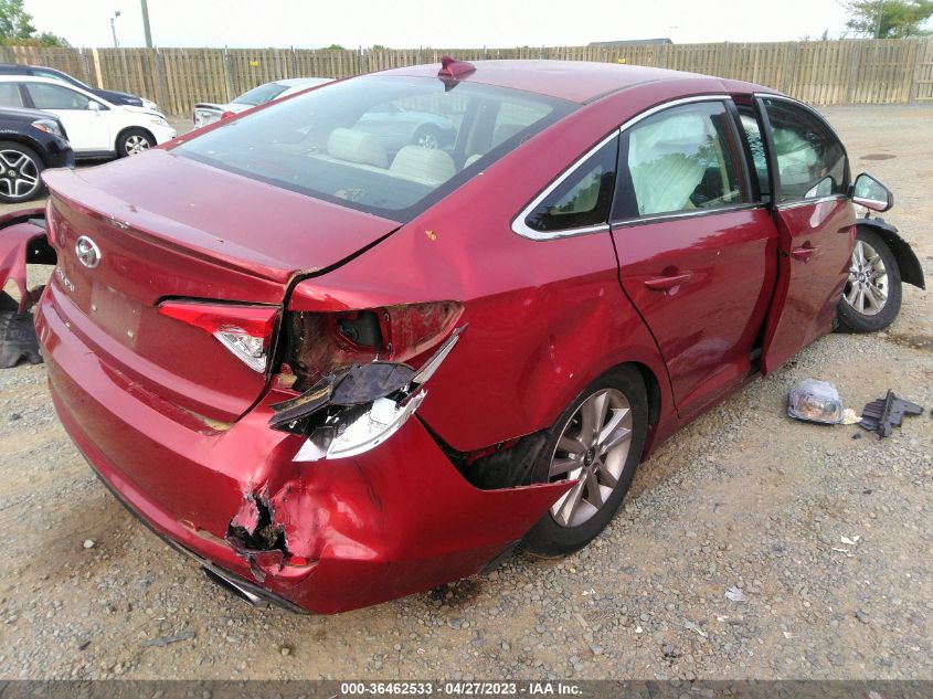 2016 HYUNDAI SONATA 2.4L SE - 5NPE24AF3GH422772