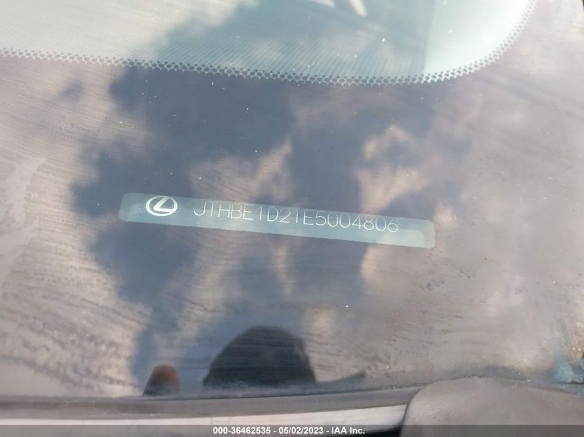 2014 LEXUS IS 350 - JTHBE1D21E5004806