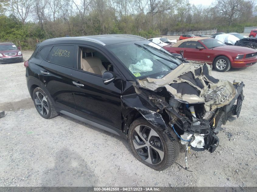2017 HYUNDAI TUCSON LIMITED - KM8J3CA28HU594284