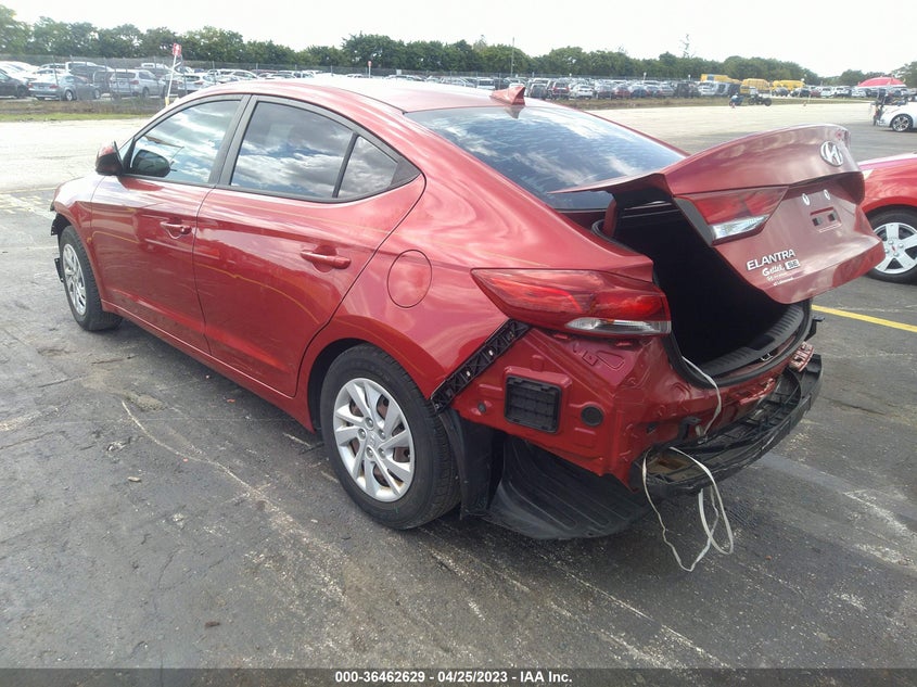 VIN 5NPD74LF3HH193294 2017 HYUNDAI ELANTRA SE