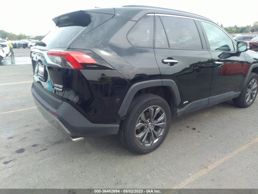 2022 TOYOTA RAV4 HYBRID LIMITED - 4T3D6RFV4NU078467