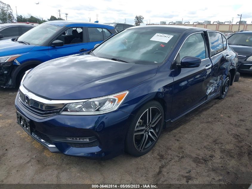 2017 HONDA ACCORD SEDAN SPORT - 1HGCR2F57HA244026