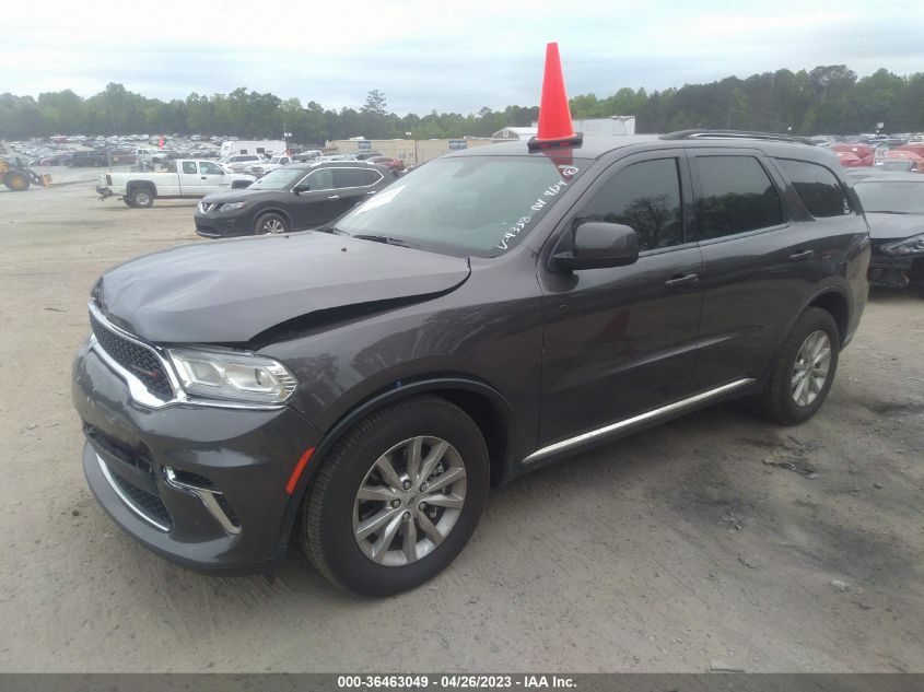 2021 DODGE DURANGO SXT PLUS - 1C4RDHAG2MC884338
