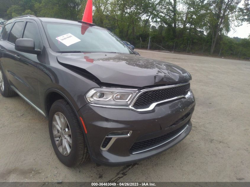 2021 DODGE DURANGO SXT PLUS - 1C4RDHAG2MC884338