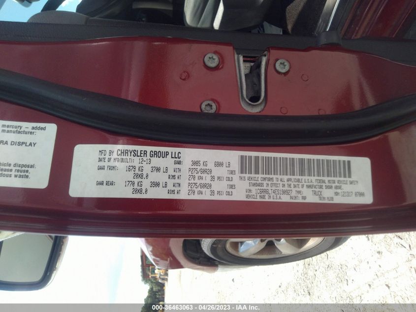 2014 RAM 1500 BIG HORN - 1C6RR6LT4ES190927