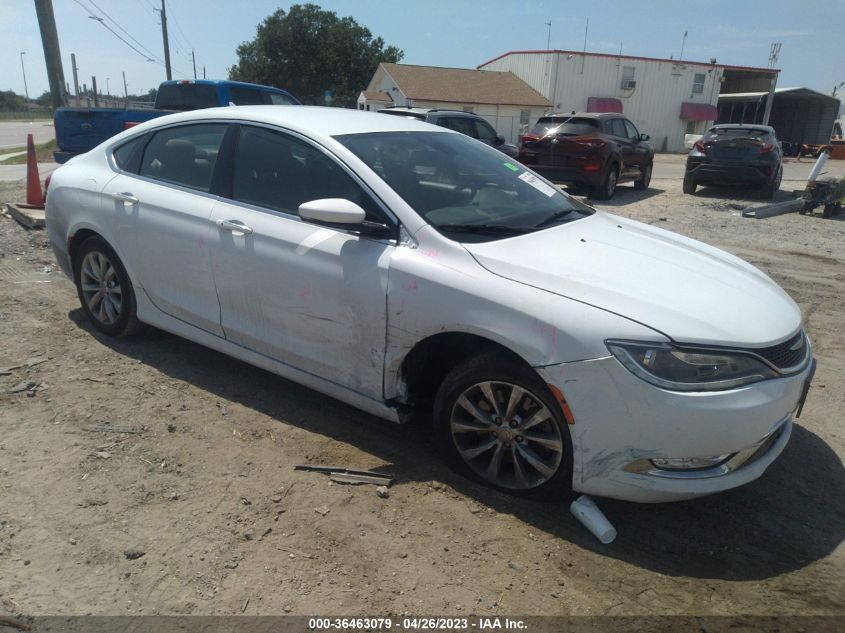 2016 CHRYSLER 200 C - 1C3CCCCG0GN180192
