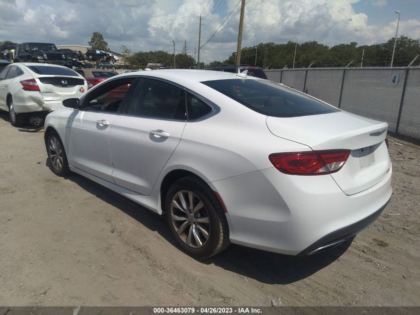 2016 CHRYSLER 200 C - 1C3CCCCG0GN180192