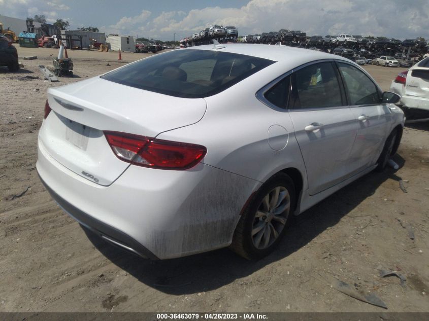 2016 CHRYSLER 200 C - 1C3CCCCG0GN180192