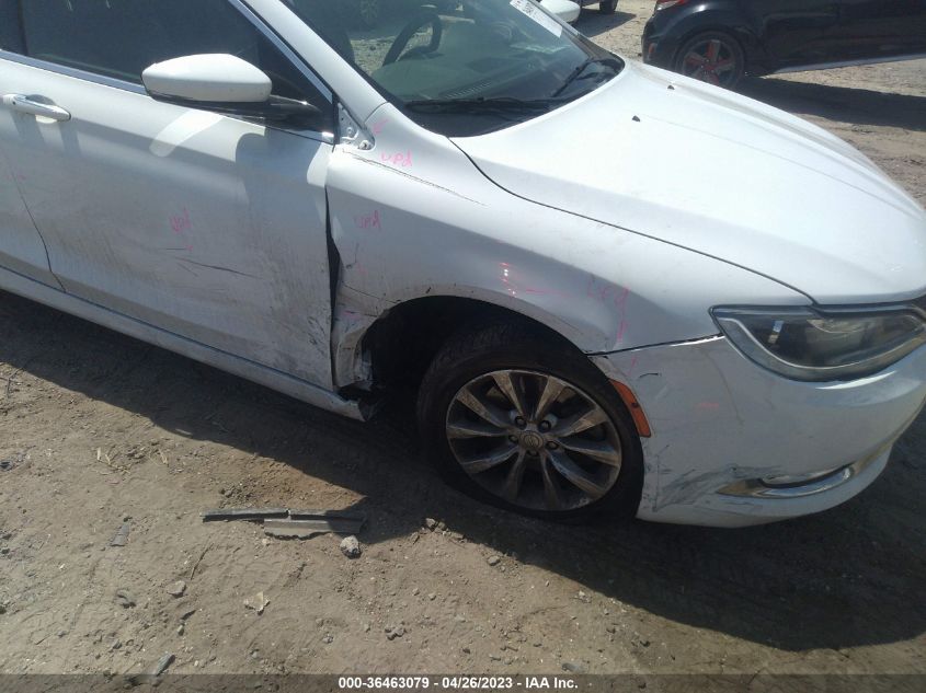 2016 CHRYSLER 200 C - 1C3CCCCG0GN180192