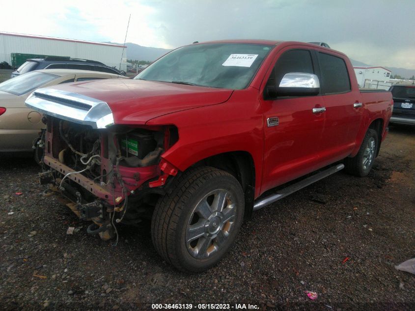 2014 TOYOTA TUNDRA 4WD TRUCK PLATINUM/1794 - 5TFAY5F1XEX402357