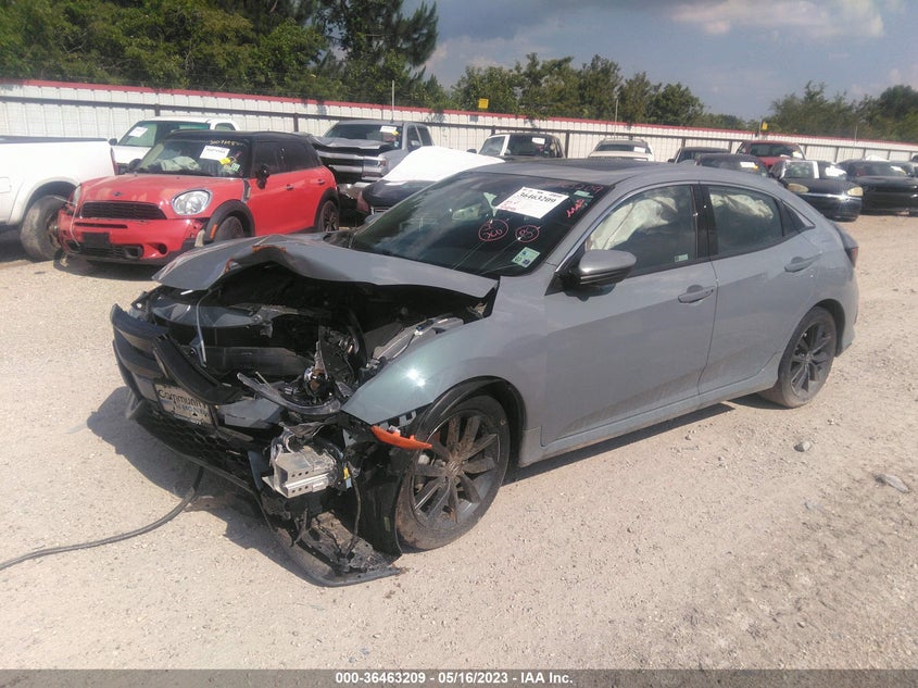 VIN SHHFK7H63MU208109 2021 HONDA CIVIC HATCHBACK EX