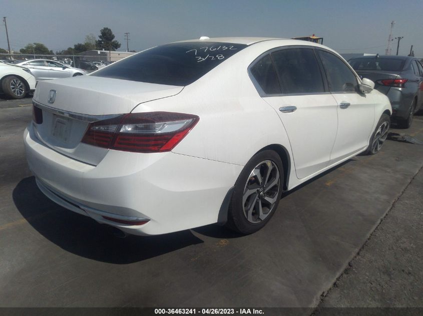 2016 HONDA ACCORD SEDAN EX - 1HGCR2F75GA100877