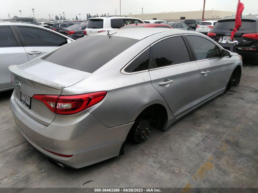 2015 HYUNDAI SONATA 2.4L SE - 5NPE24AF2FH237286