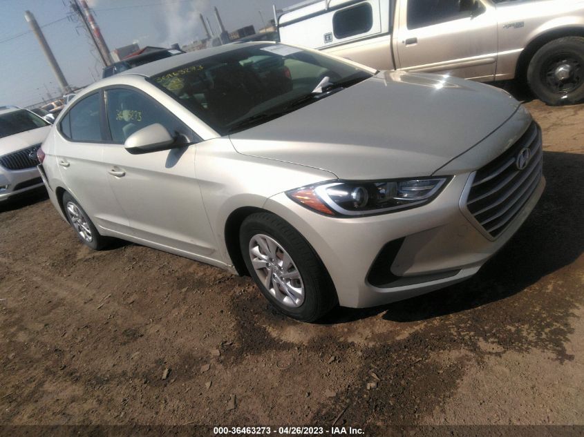 2017 HYUNDAI ELANTRA SE - KMHD74LF0HU118179