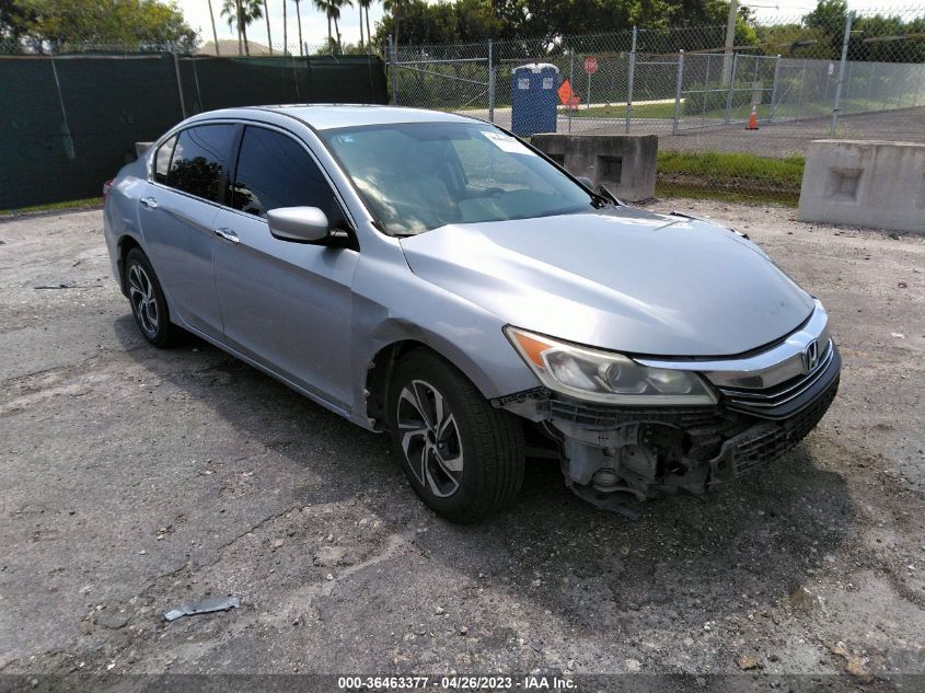 2017 HONDA ACCORD SEDAN LX - 1HGCR2F38HA022464