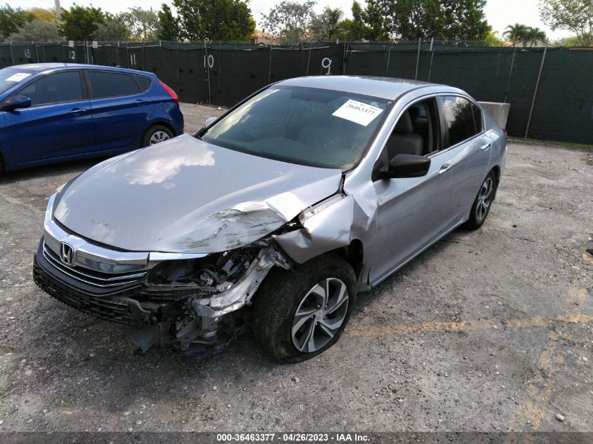 2017 HONDA ACCORD SEDAN LX - 1HGCR2F38HA022464