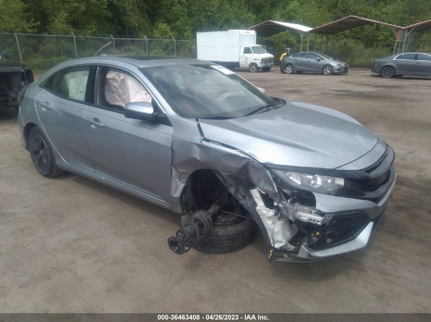 2019 HONDA CIVIC HATCHBACK EX - SHHFK7H66KU206223