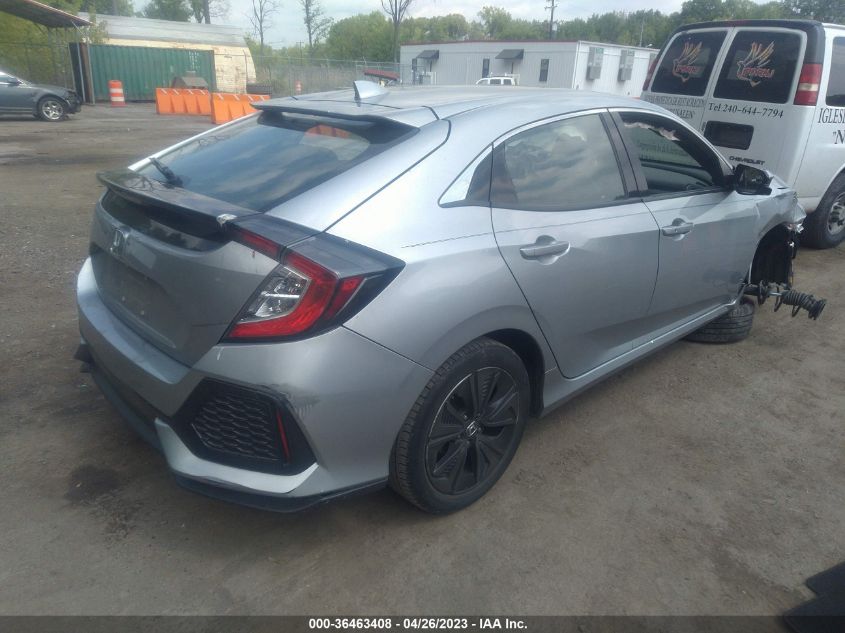 2019 HONDA CIVIC HATCHBACK EX - SHHFK7H66KU206223