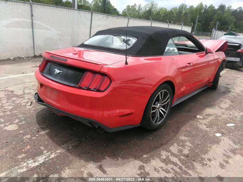 2016 FORD MUSTANG ECOBOOST PREMIUM - 1FATP8UH6G5280405