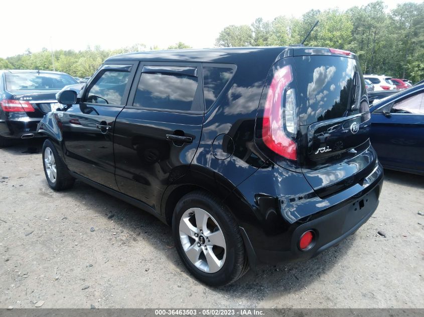 2019 KIA SOUL BASE - KNDJN2A22K7676042