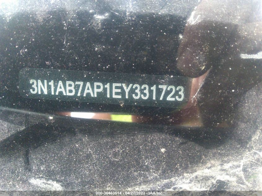 2014 NISSAN SENTRA S - 3N1AB7AP1EY331723