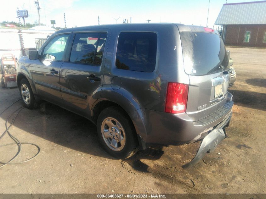 2015 HONDA PILOT LX - 5FNYF4H20FB071255