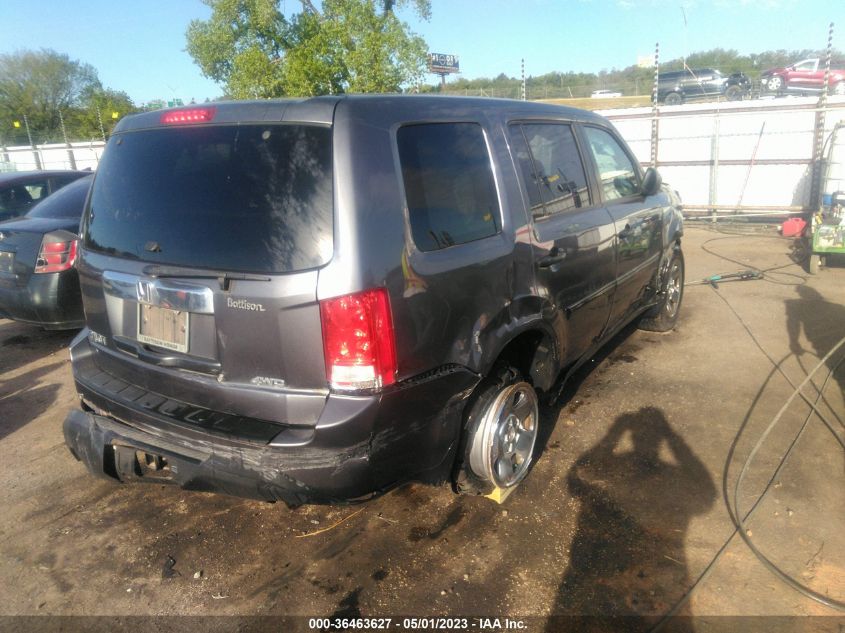 2015 HONDA PILOT LX - 5FNYF4H20FB071255