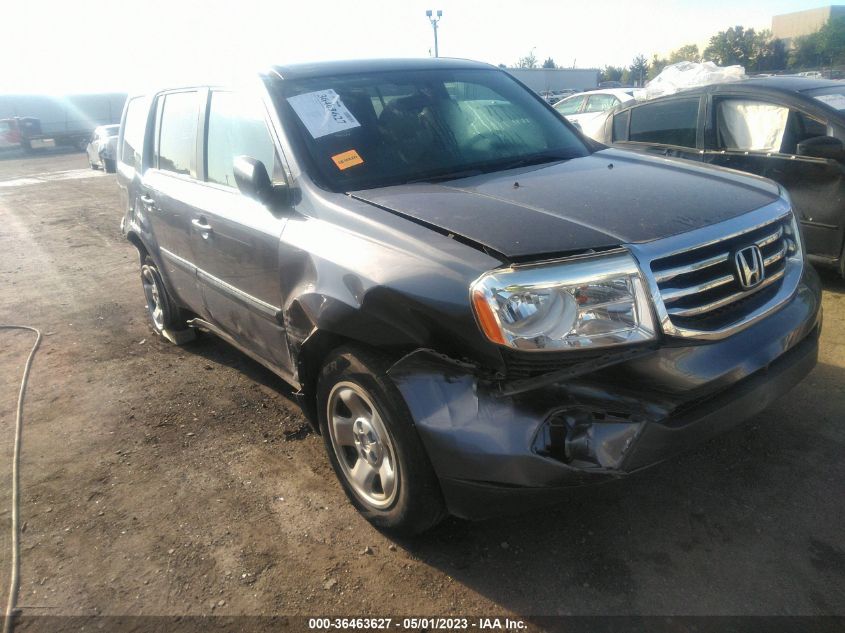 2015 HONDA PILOT LX - 5FNYF4H20FB071255