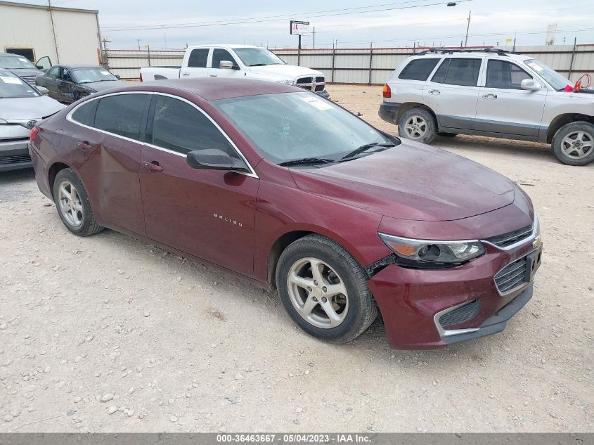 2016 CHEVROLET MALIBU LS - 1G1ZB5ST1GF268917