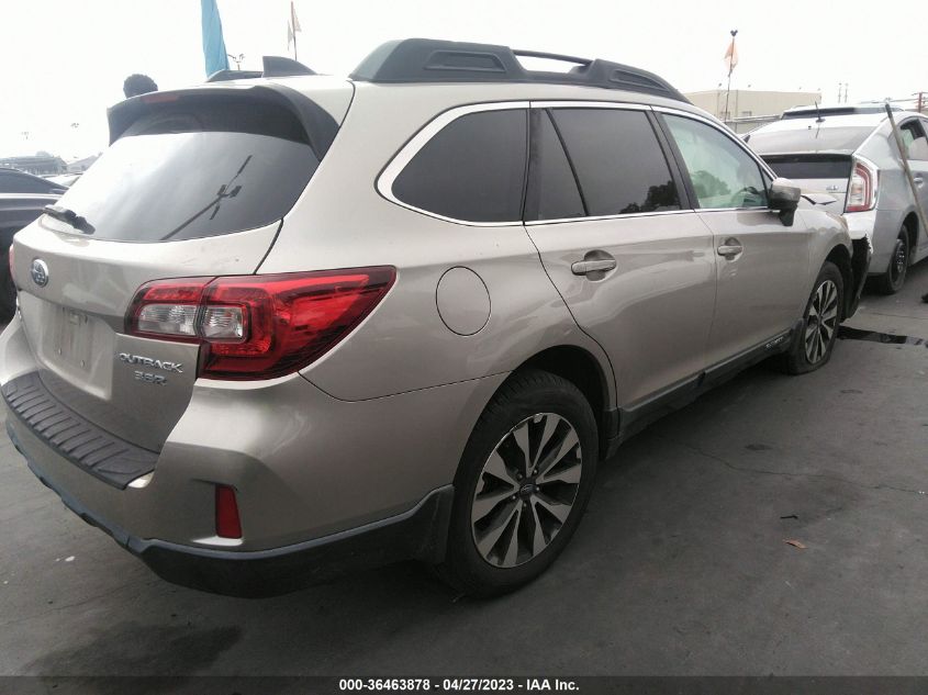 2017 SUBARU OUTBACK LIMITED - 4S4BSEKC8H3331972