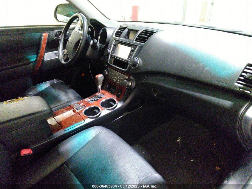 2013 TOYOTA HIGHLANDER HYBRID LIMITED - JTEDC3EH9D2012520