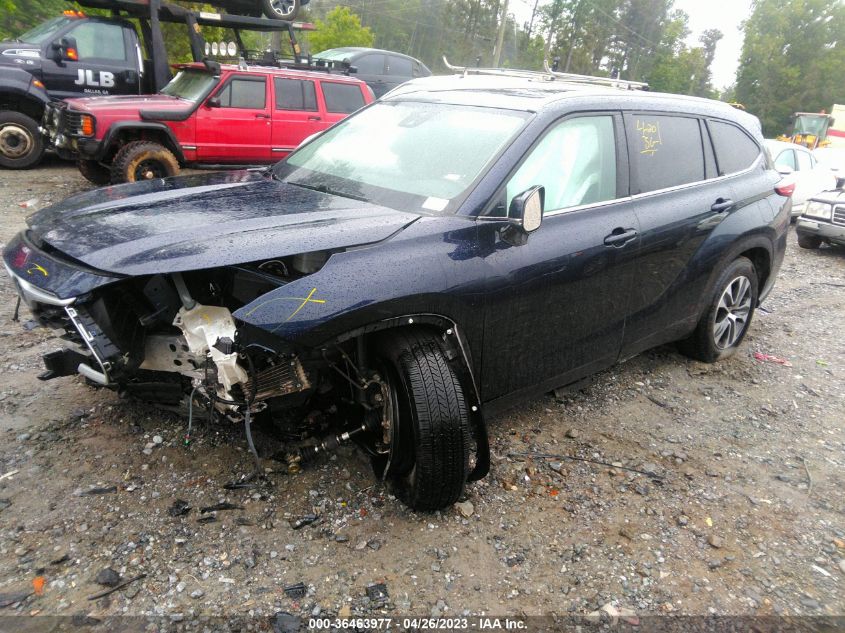 2021 TOYOTA HIGHLANDER XLE - 5TDGZRAH0MS520778