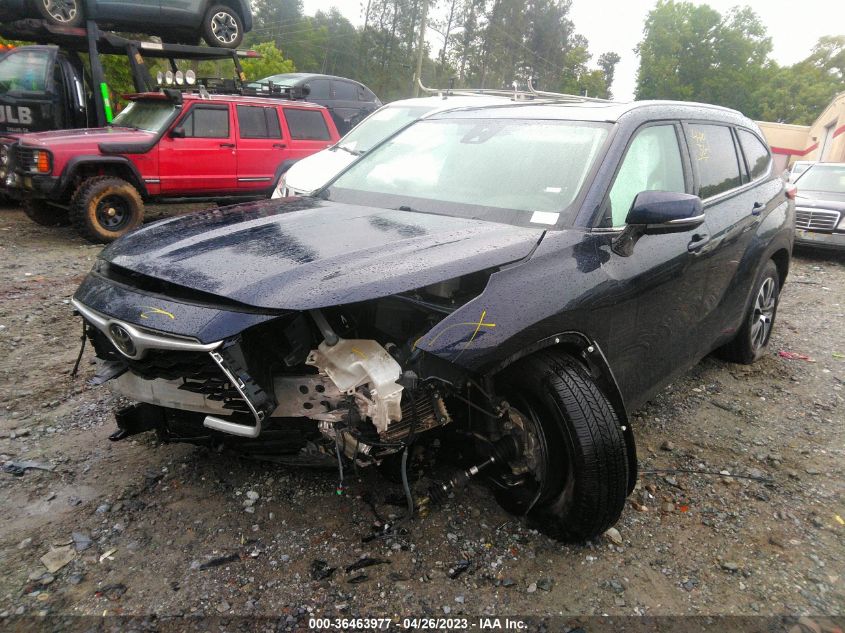 2021 TOYOTA HIGHLANDER XLE - 5TDGZRAH0MS520778