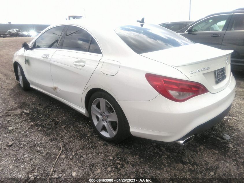 2015 MERCEDES-BENZ CLA-CLASS CLA 250 - WDDSJ4GB0FN280296