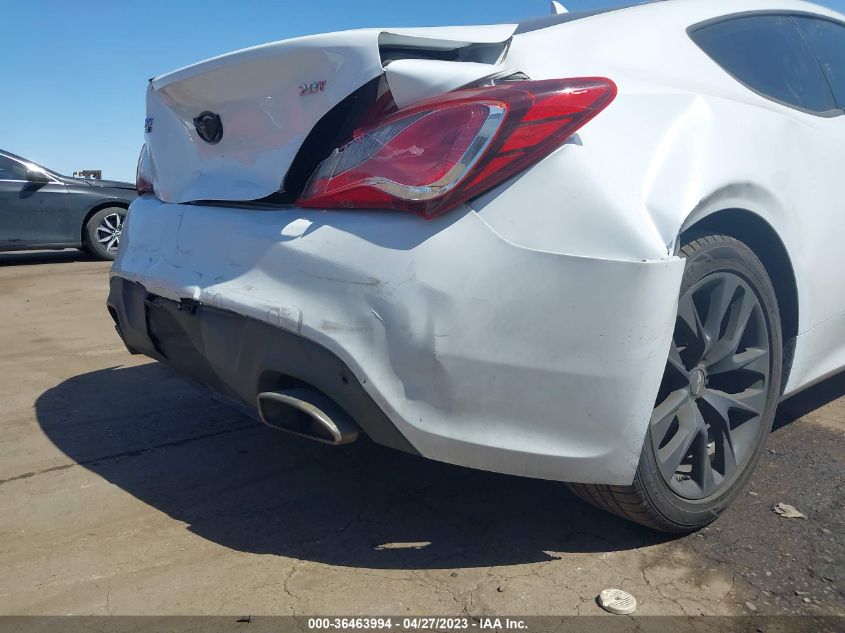 2013 HYUNDAI GENESIS  2.0T PREMIUM - KMHHT6KD8DU112889