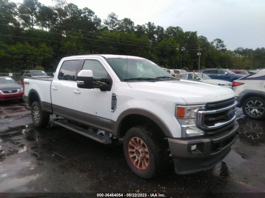 2021 FORD SUPER DUTY F-250 SRW XL/XLT/LARIAT - 1FT7W2BT2MED43627