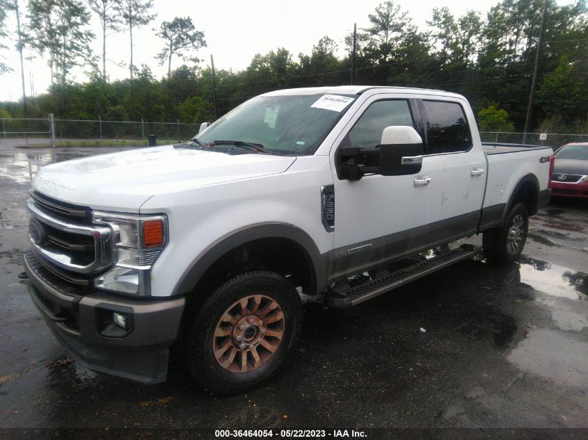 2021 FORD SUPER DUTY F-250 SRW XL/XLT/LARIAT - 1FT7W2BT2MED43627