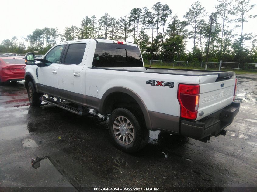 2021 FORD SUPER DUTY F-250 SRW XL/XLT/LARIAT - 1FT7W2BT2MED43627