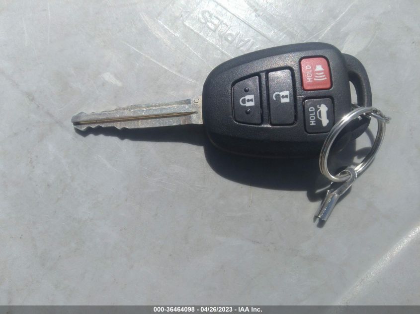 2016 TOYOTA CAMRY XLE/SE/LE/XSE - 4T4BF1FK0GR531919