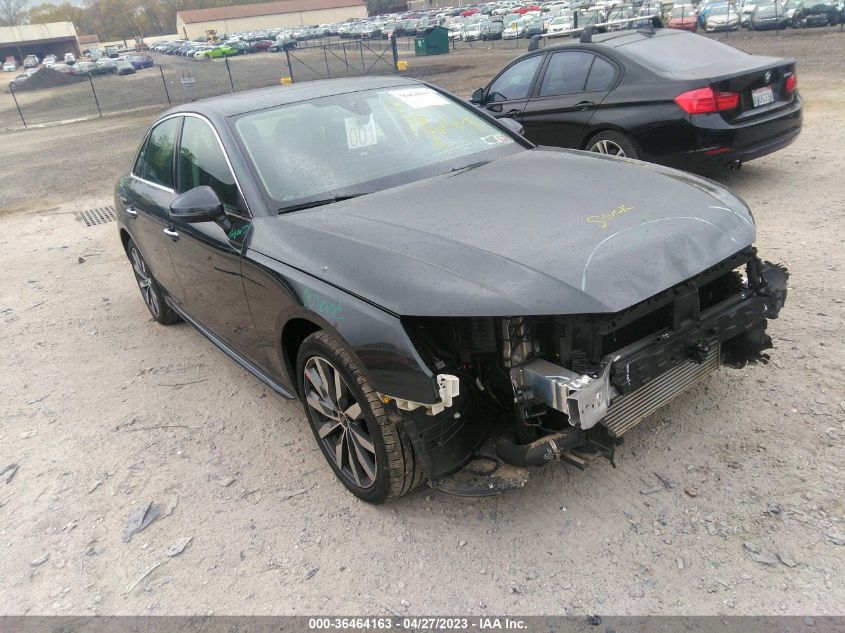 2022 AUDI A4 SEDAN PREMIUM PLUS - WAUBBAF44NN004692