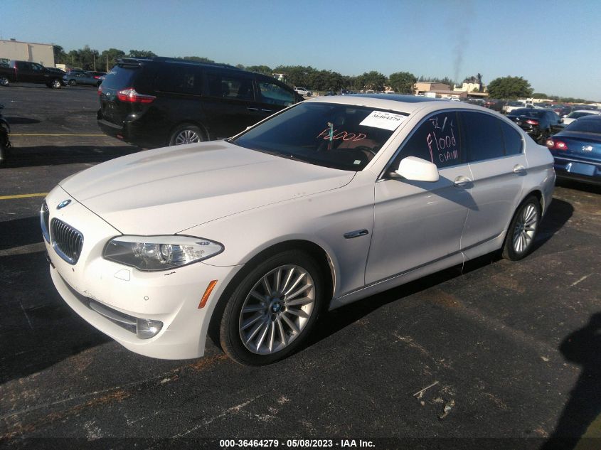 2013 BMW 5 SERIES 535I - WBAFR7C51DC823991