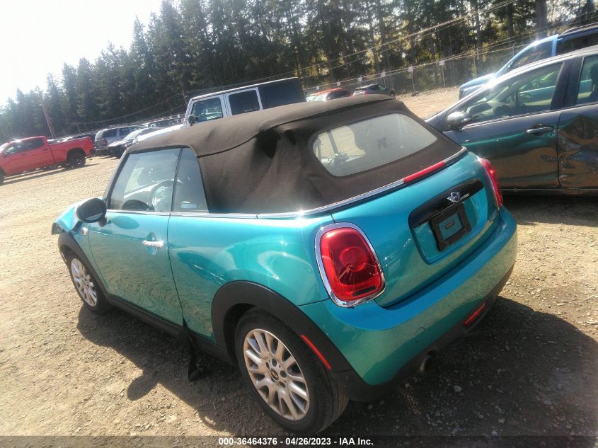 2016 MINI COOPER CONVERTIBLE WMWWG5C54G3C19532